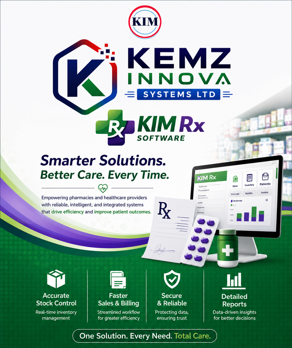 KEMZ INNOVA SYSTEMS LTD - KIM Rx Software